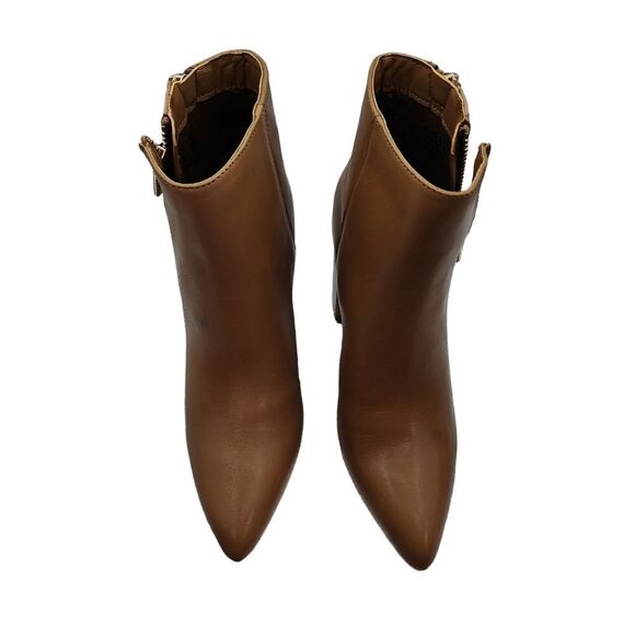 Fergie Women's Enigma Leather Block Heel Ankle Boots - 6M - Picture 4 of 8